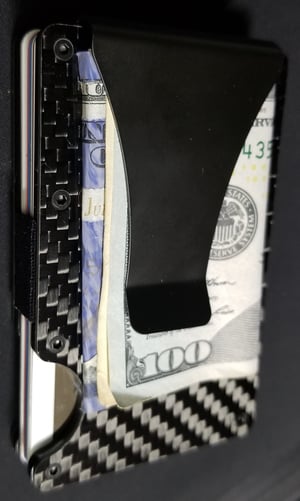 Image of Money Clip / Credit Card Holder Hook Design