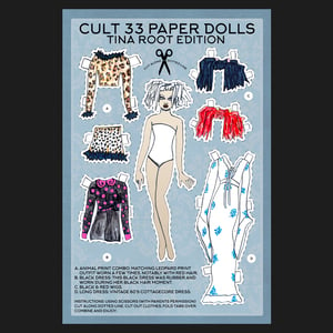 Image of Tina Root Switchblade Symphony Paper Doll Poster