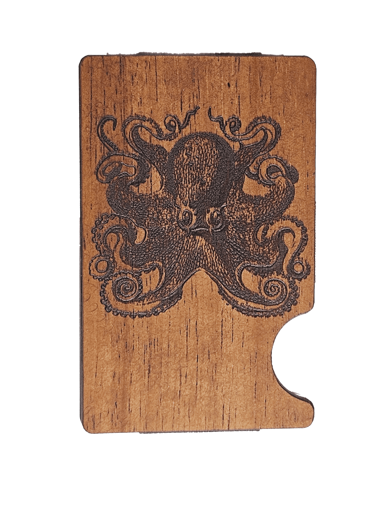 Image of Money Clip / Credit Card Holder Octopus Design