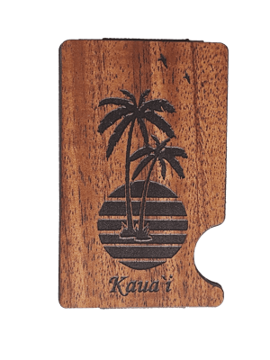 Image of Money Clip / Credit Card Holder Palm Design