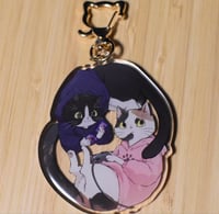 Image 1 of Cat acrylic charm