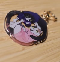 Image 2 of Cat acrylic charm