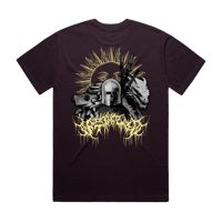 Image 3 of Medieval Beasts Tee (Plum)