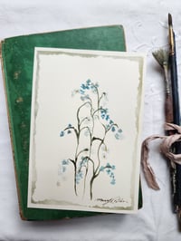 Image 1 of Delicate Blues -Original Watercolor Painting