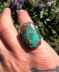 Image 5 of WL&A Handmade Heavy Ingot Royston Sunrise Ring - Size 8