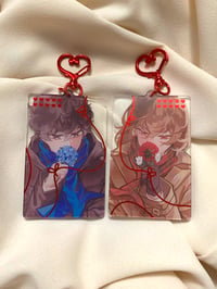 Image 2 of P5 | Red String of Fate - Akeshuake Red Foil Acrylic Charms 