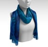 Silk Chiffon Scarf - Caribe