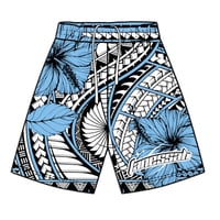 Image 1 of Hibiscus tribal baby blue