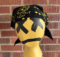 Image 4 of Black and Yellow Bandanna