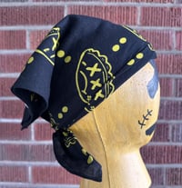 Image 5 of Black and Yellow Bandanna