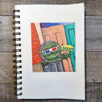 Image 1 of Oscar the Grouch 3D Glasses Series Origina Art 8.5x11"