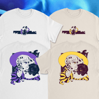 Image 1 of CAT AND WITCH T-SHIRT [OC]