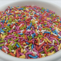 Naturally Colored Sprinkle Jar