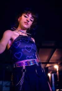 Image 4 of CHAINED HEART TOP