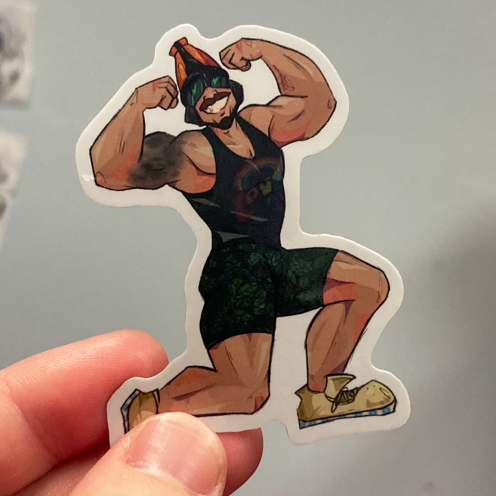 Image of 2.5" Doctor Sung "Flex" Sticker