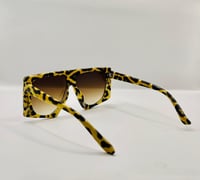 Image 3 of Oversized Leopard Sunglasses 