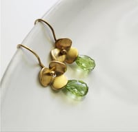 Image 3 of Flower & Gem Earrings
