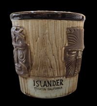 Image 1 of Vintage Stockton Islander Bucket Mug FREE SHIPPING 