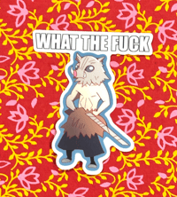 Inosuke 'WTF' Sticker