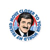 Move Closer Circle Sticker