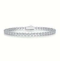 Image 3 of 2cm Moissanite Tennis Bracelet 