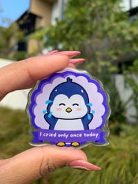 "I Didn't Text My Ex Today" Acrylic Pin