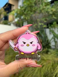 "Feeling Stabby" Acrylic Pin