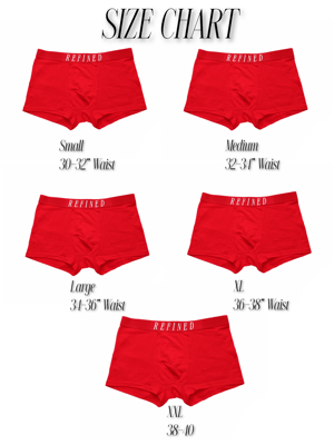 Image of Red Refined Premium underwear 