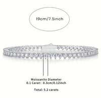 Image 2 of 3cm Tennis Bracelet 
