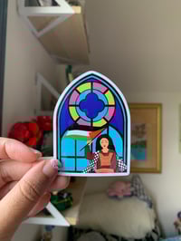 Palestine Stained Glass Sticker