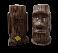 Image 1 of Vintage Oriental Garden Moai OMC S&P Shakers FREE SHIPPING 