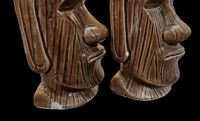 Image 3 of Vintage Oriental Garden Moai OMC S&P Shakers FREE SHIPPING 