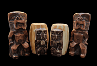Image 1 of Vintage Sets of Tiki S&P Shakers FREE SHIPPING 