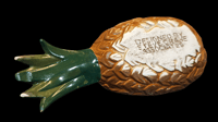 Image 1 of Vintage Steve Crane Kon Tiki Pineapple Ashtray FREE SHIPPING 