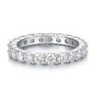 Image 1 of Moissanite Wedding Band 
