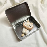 Image 2 of Loafy Cat in Bread Hat Keychain