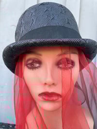 Image 3 of Ladies Straw Top Hat By Lilli