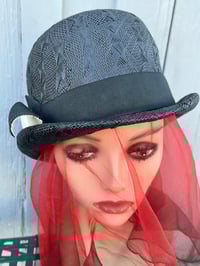 Image 1 of Ladies Straw Top Hat By Lilli