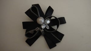 Image of Cute Black Hair Bow