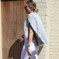 Image 2 of Luxury Genuine Fur Cape