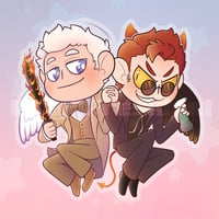 Image 2 of Good Omens 2.5" Charm