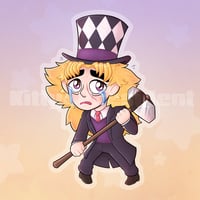 Image 2 of JJBA Speedwagon 2" Charm