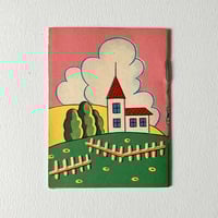 Image 4 of Mini cahier de coloriage rose années 50/60