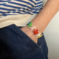 Image 3 of Bracelet pingoin rose années 60