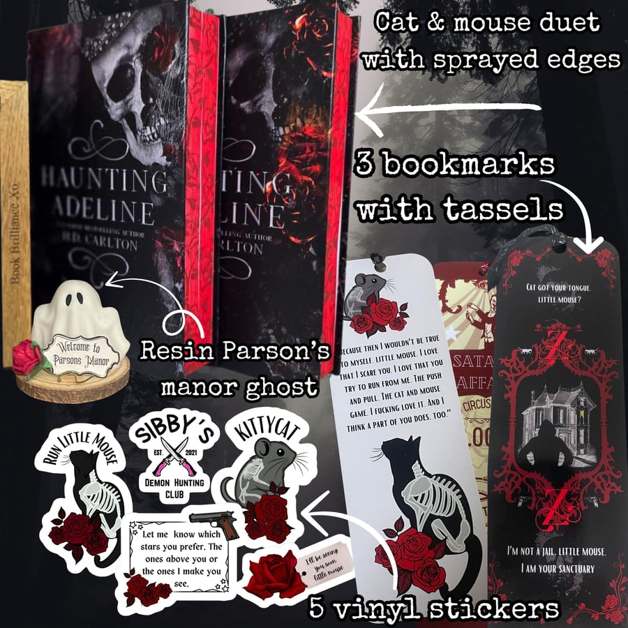 Image of  H D Carlton Officially licensed  Haunting & Hunting Adeline Bookish Box 