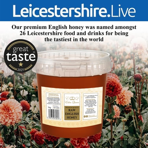 Image of Raw English Honey, produced in Leicestershire (1Kg)