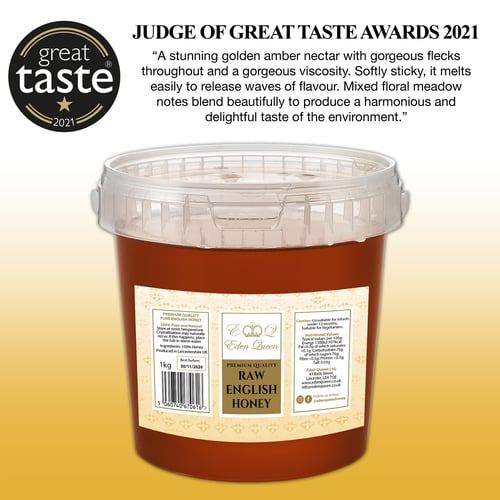 Image of Raw English Honey, produced in Leicestershire (1Kg)