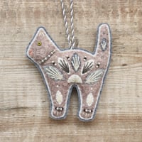 Image 1 of Grey Cat Decoration