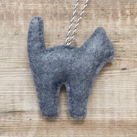 Image 5 of Grey Cat Decoration