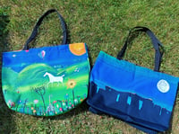 Image 2 of Art tote bags ~ various designs 